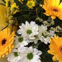 Bouquet du fleuriste jaune