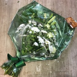 Bouquet gerbe blanche